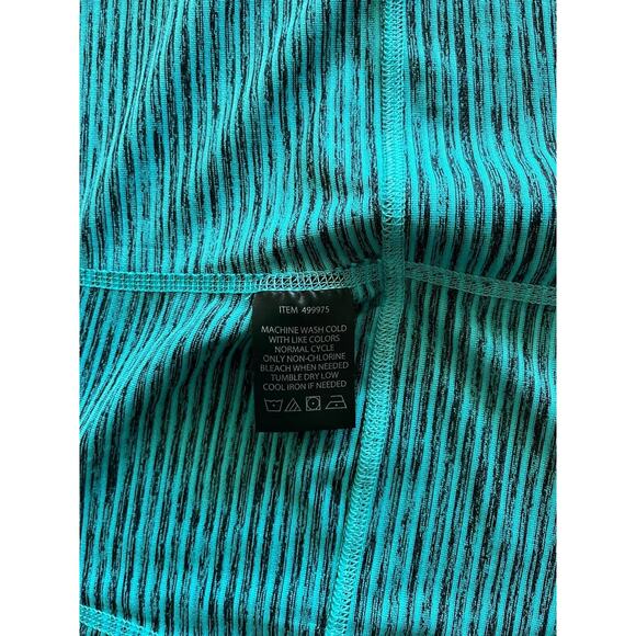 Lukka Jacket Teal Blue Striped Zip Up Hoodie Lightweight Womens Size M - Picture 7 of 15
